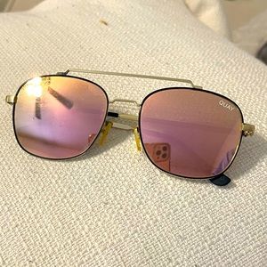 Quay Australia pink polarized lenses sunglasses